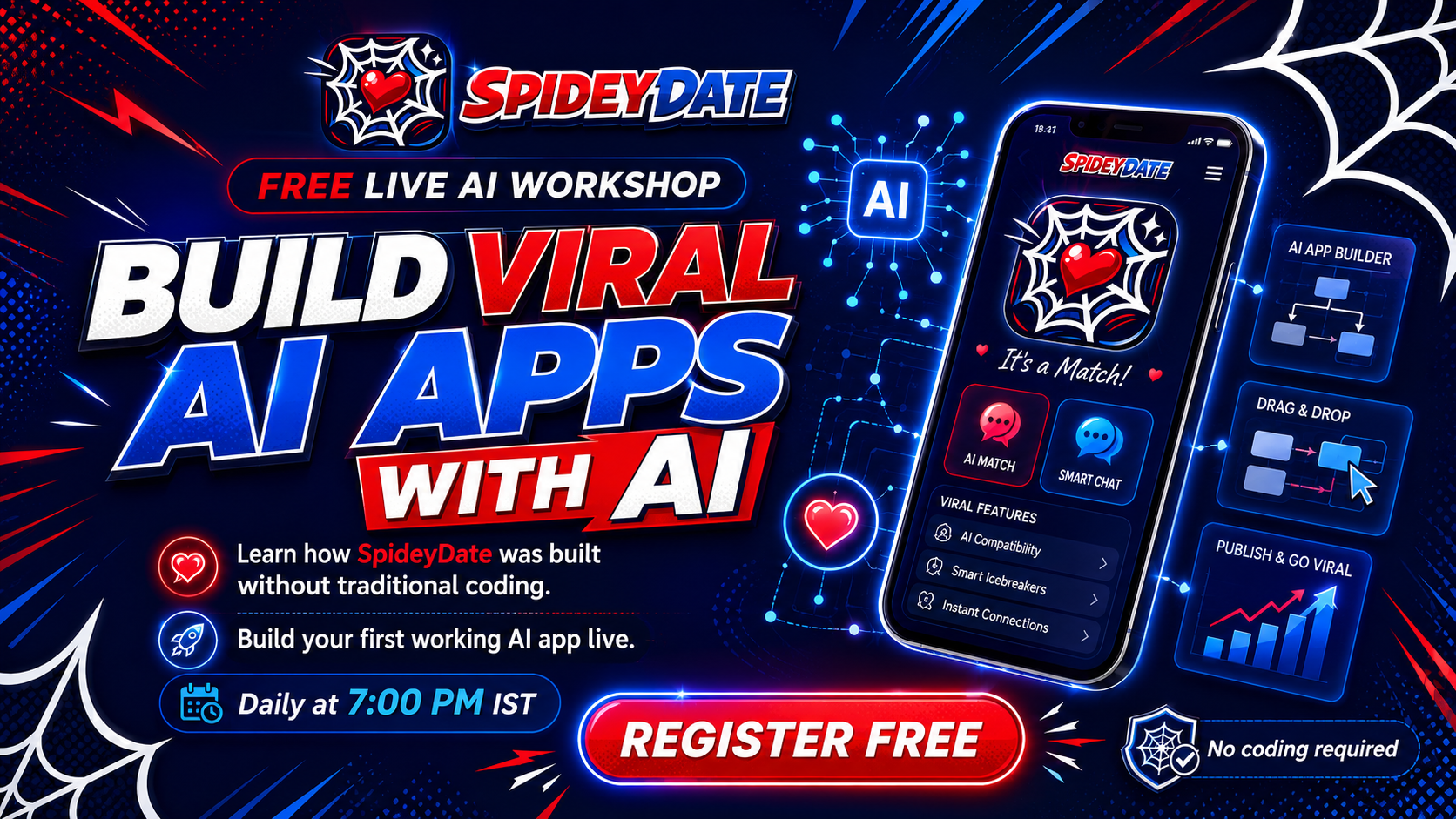 Free live AI workshop — Build viral AI apps with AI